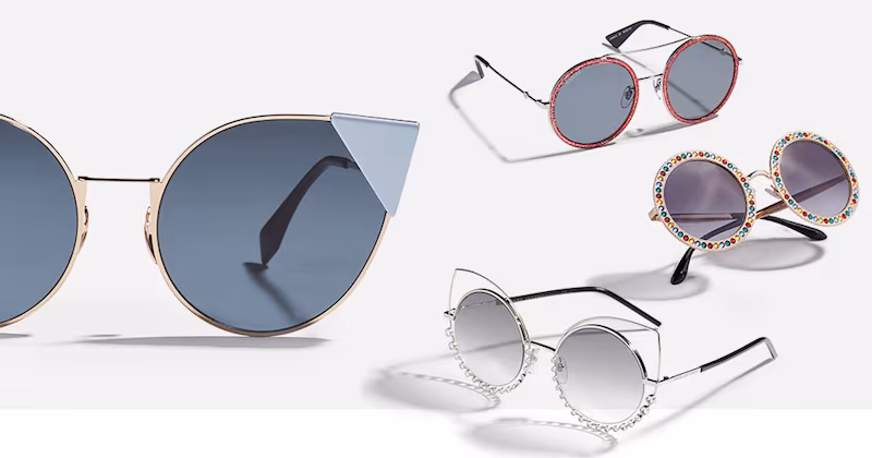 Fendi Arrow Accent Sunglasses