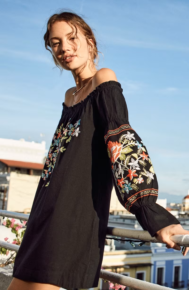 Free People Fleur Du Joir Shift Dress