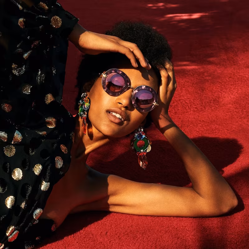 Gucci L’Aveugle Par Amour Metal Sunglasses