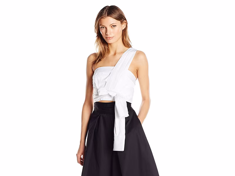 KENDALL + KYLIE Sleeve Wrap Top