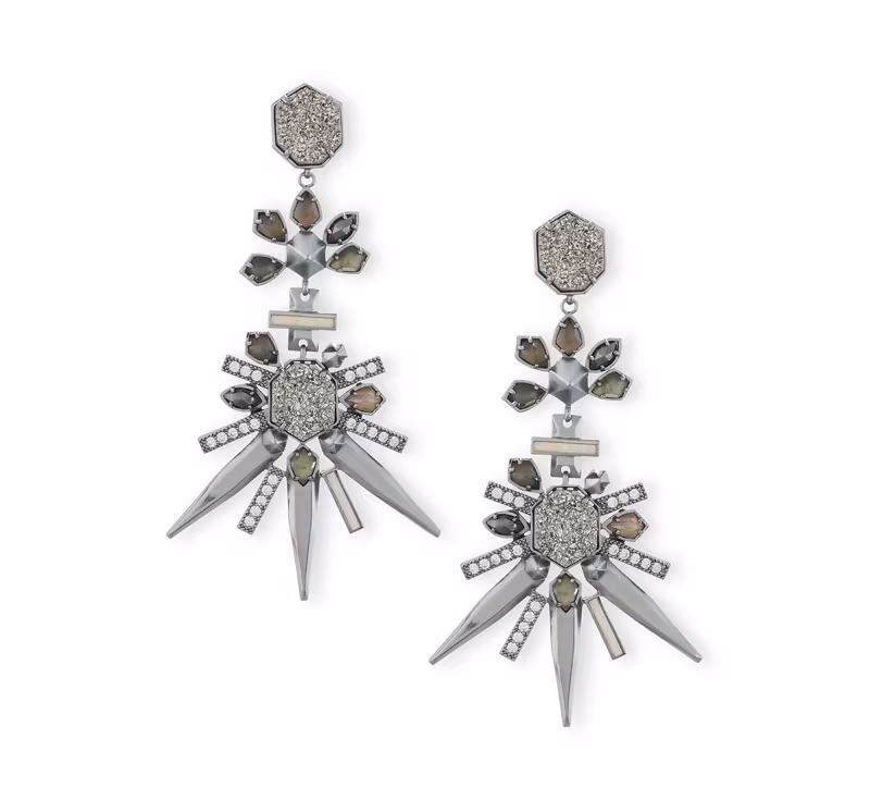 Kendra Scott Isadora Crystal Statement Earrings