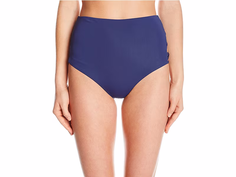 Mara Hoffman Indigo Lattice Side Bikini Bottom