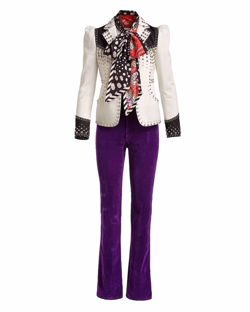 Marc Jacobs Velvet High-Rise Disco Jeans