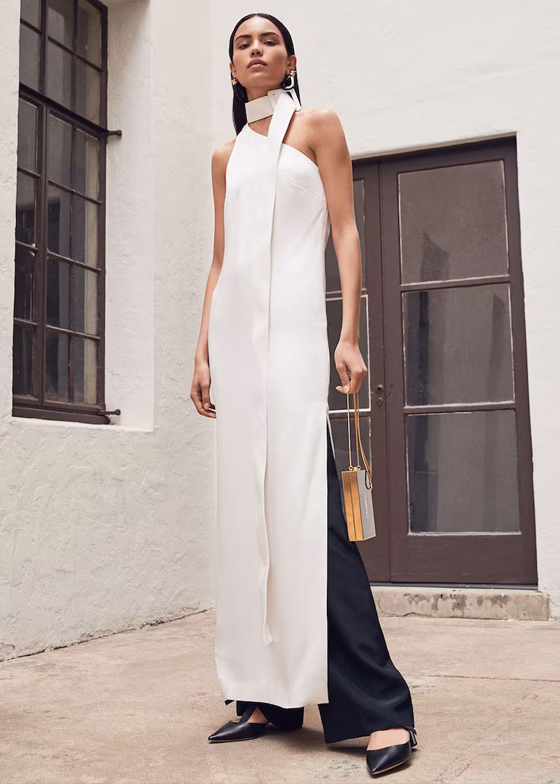Monse Crepe Envers Satin Gown