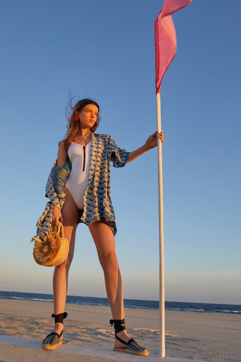 Onia Arianna Front Zip One Piece Swimsuit