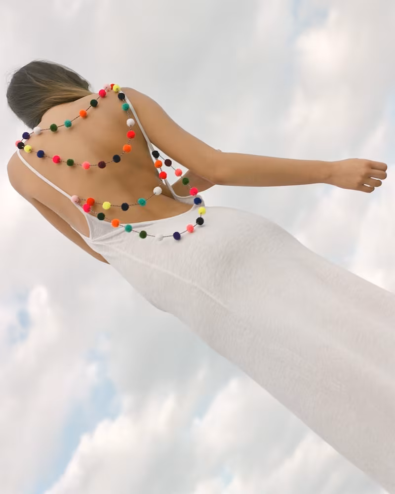 Pitusa Pom Pom Beach Dress