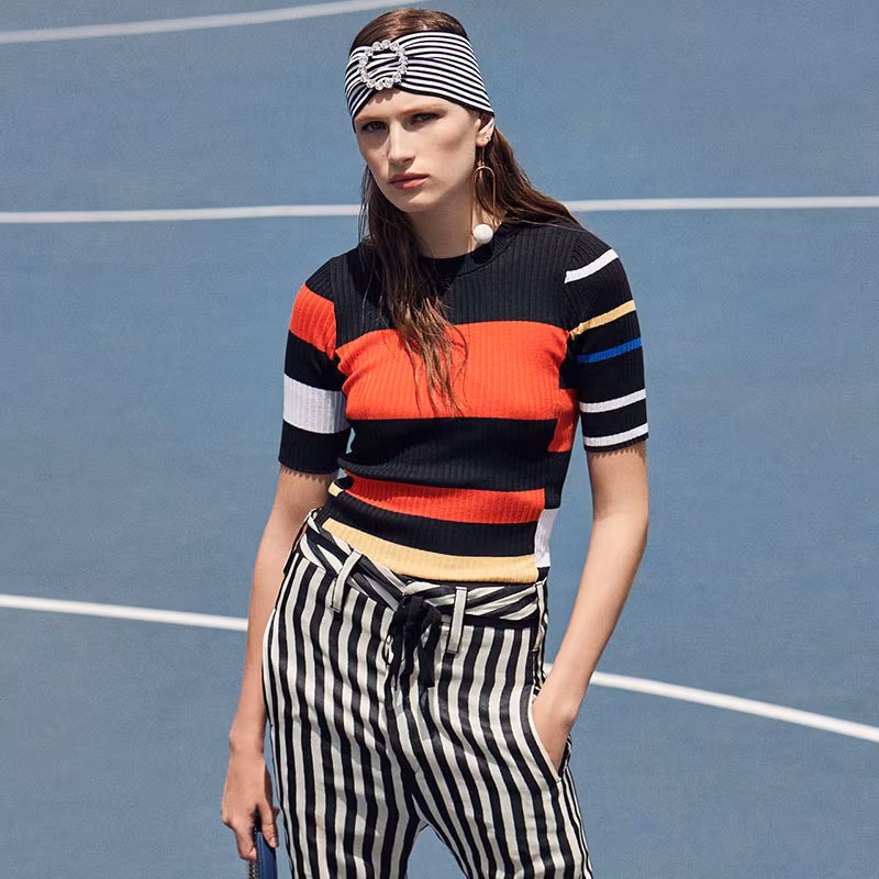 Proenza Schouler Lightweight Cotton Crewneck Sweater