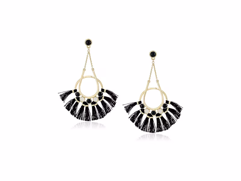 Rebecca Minkoff Utopia Tassel Chandeliers Drop Earrings