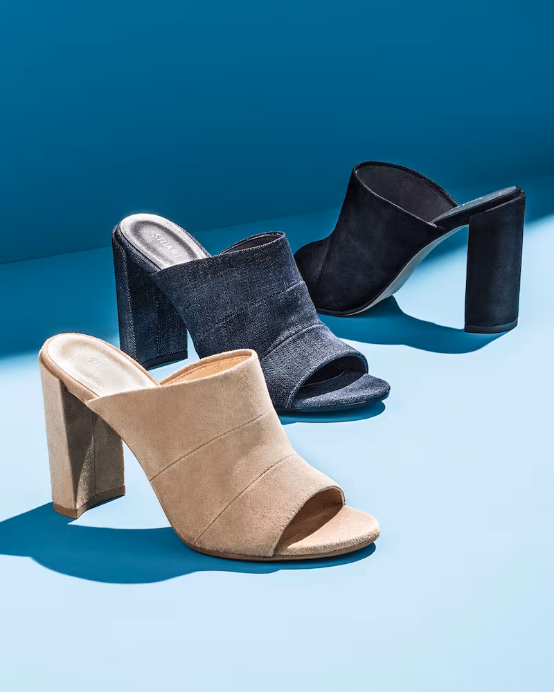 Stuart Weitzman Sequel Suede Mule