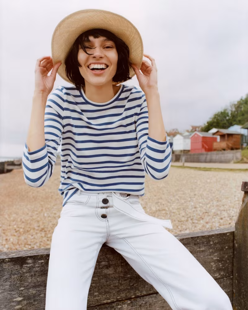 A.P.C. Atelier de Production et de Création Dream Striped Cotton Top