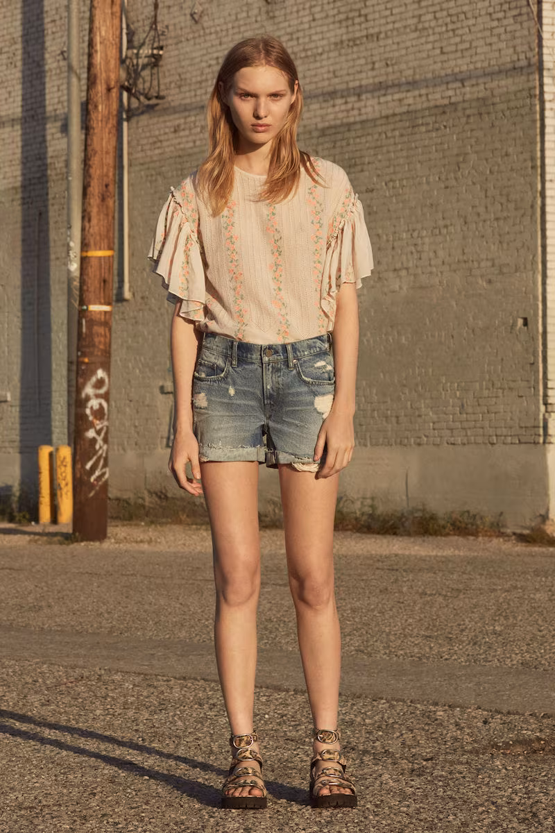 AllSaints Pam Denim Shorts