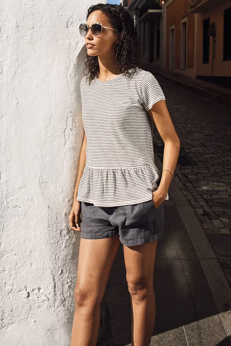Caslon Drawstring Linen Shorts