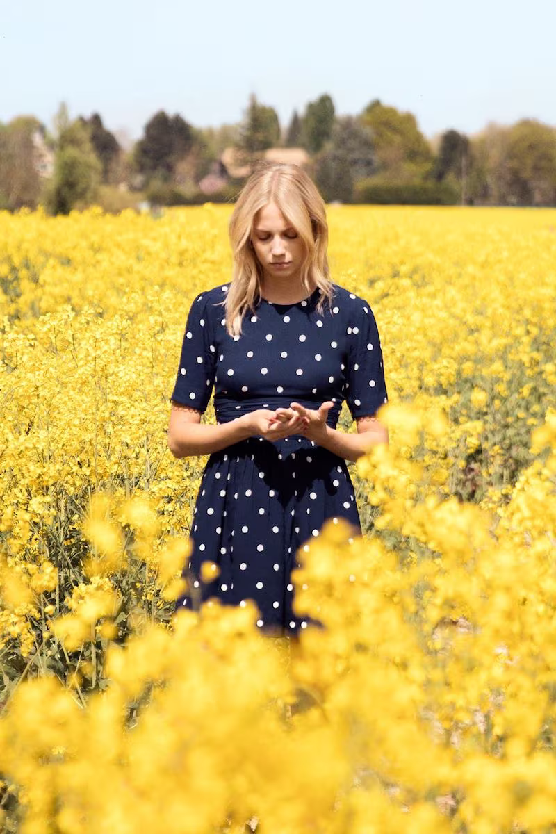 & Other Stories Dotted Dress