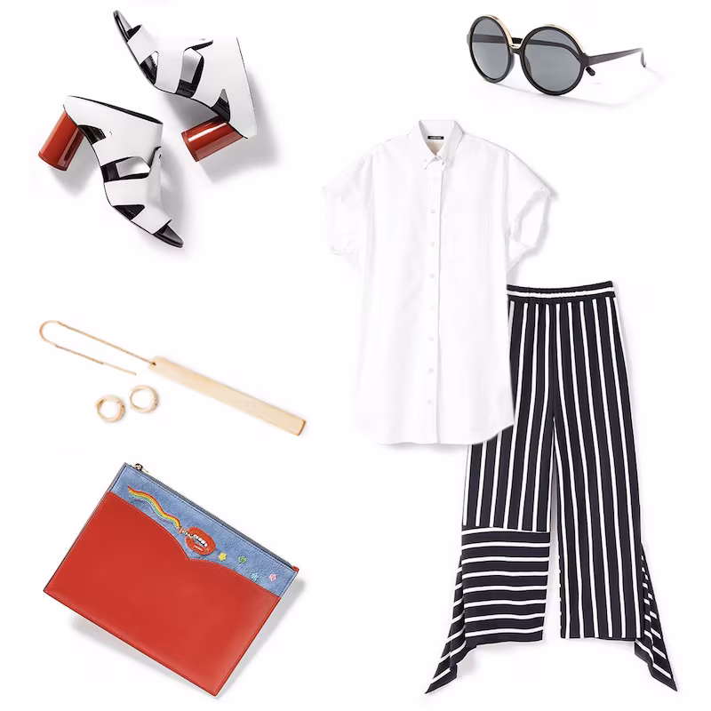 R13 Oversized Sleeveless Oxford Shirt Dress