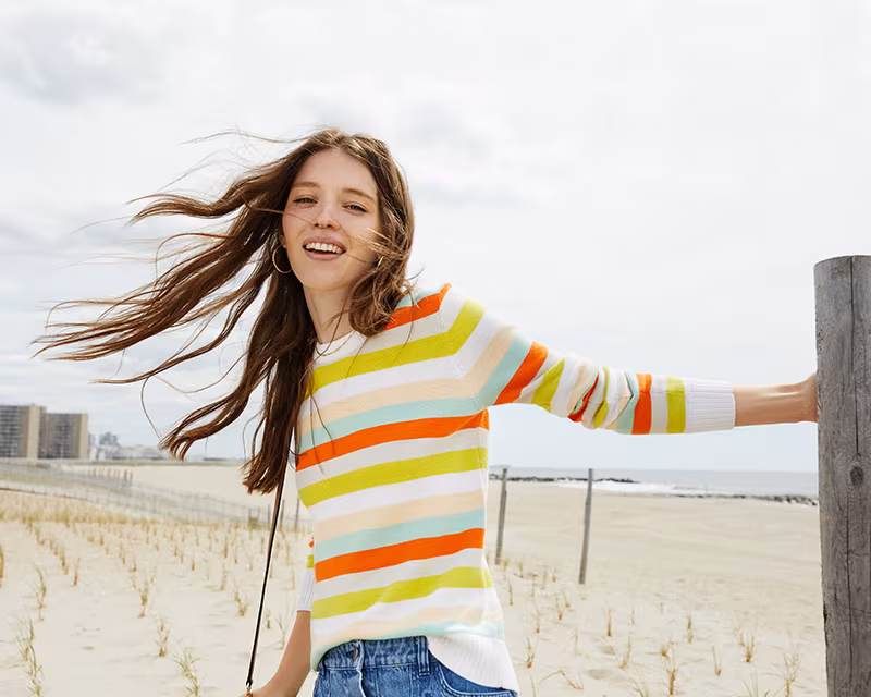 Rebecca Minkoff Cahuilla Stripe Sweater