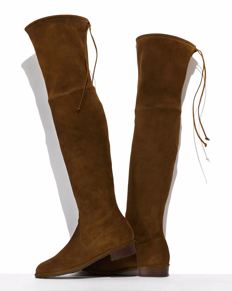 Stuart Weitzman Lowland Suede Over-The-Knee Boot