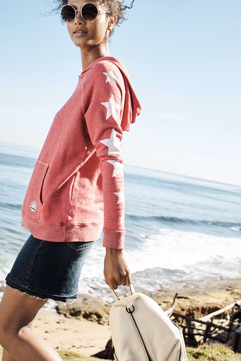 Sundry Graphic Pullover Hoodie