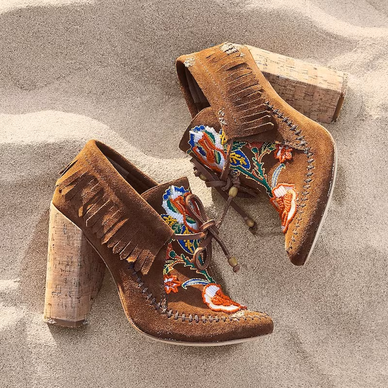 Tory Burch Huntington Fringe Bootie