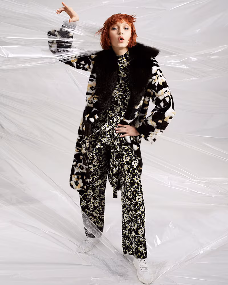 Valentino Flower-Print Silk Pajama Pants