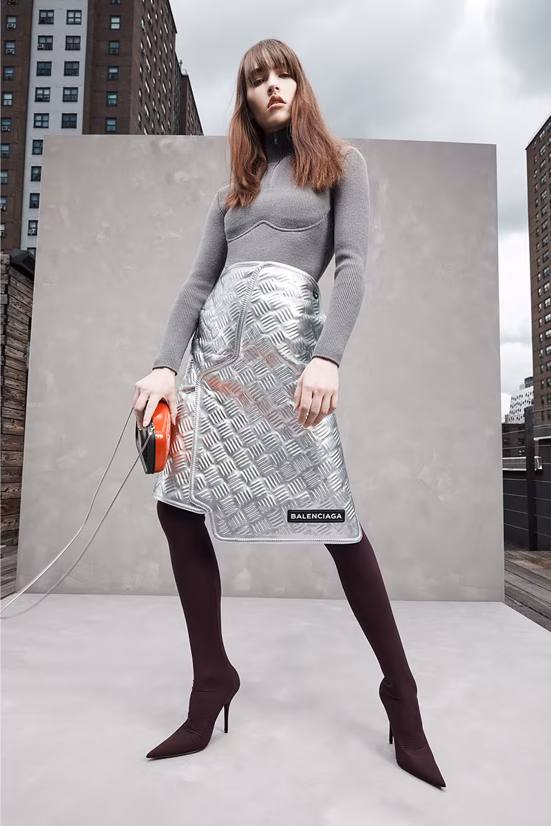 Balenciaga Car Design Molded Skirt