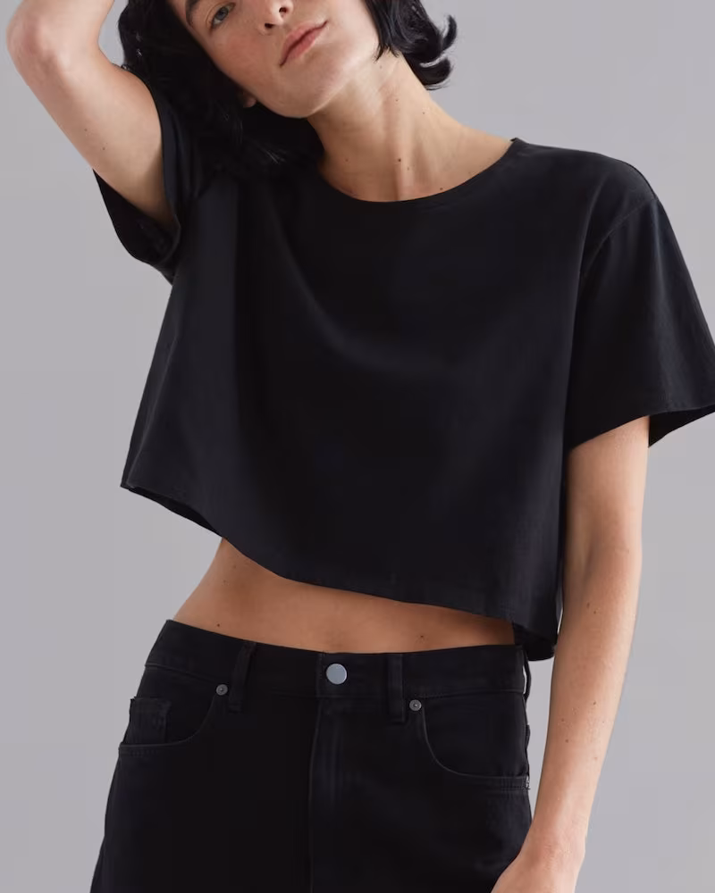 Everlane Crop Crew Tee