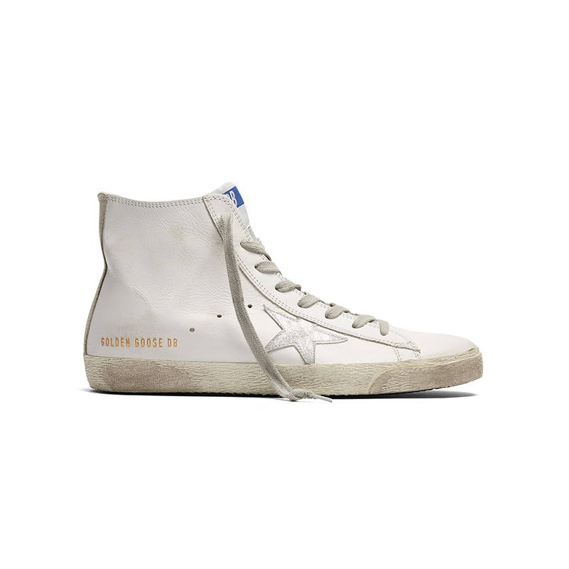 Golden Goose Deluxe Brand Francy High-Top Leather Trainers
