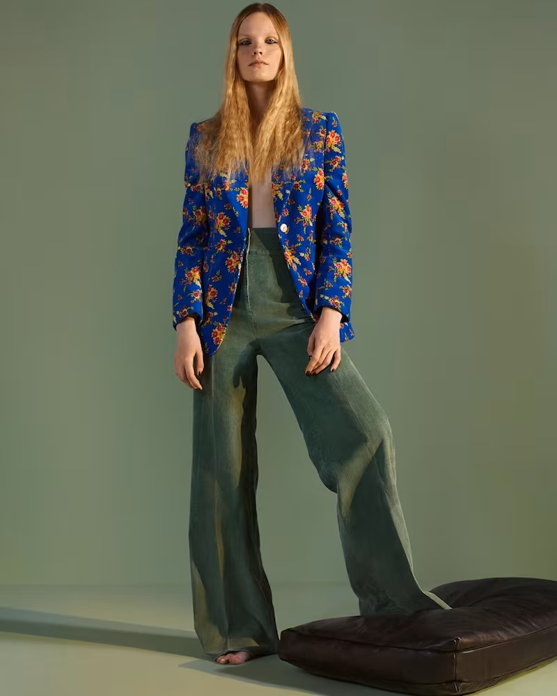 Gucci High-Rise Wide-Leg Corduroy Trousers