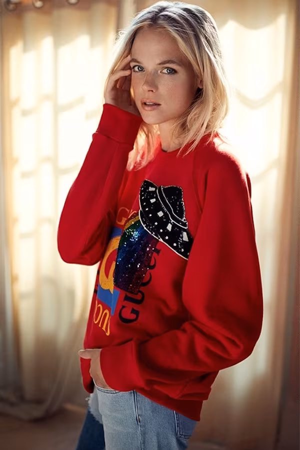 Gucci UFO Embroidered Sweatshirt