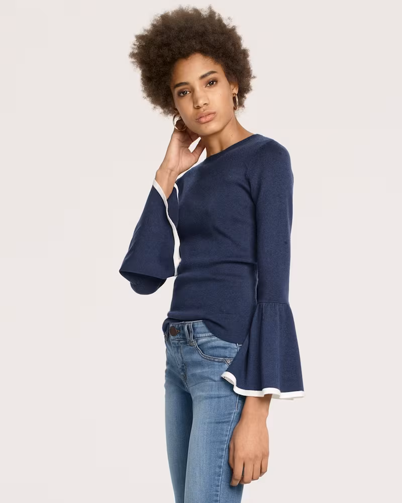 Halogen Flare Sleeve Sweater
