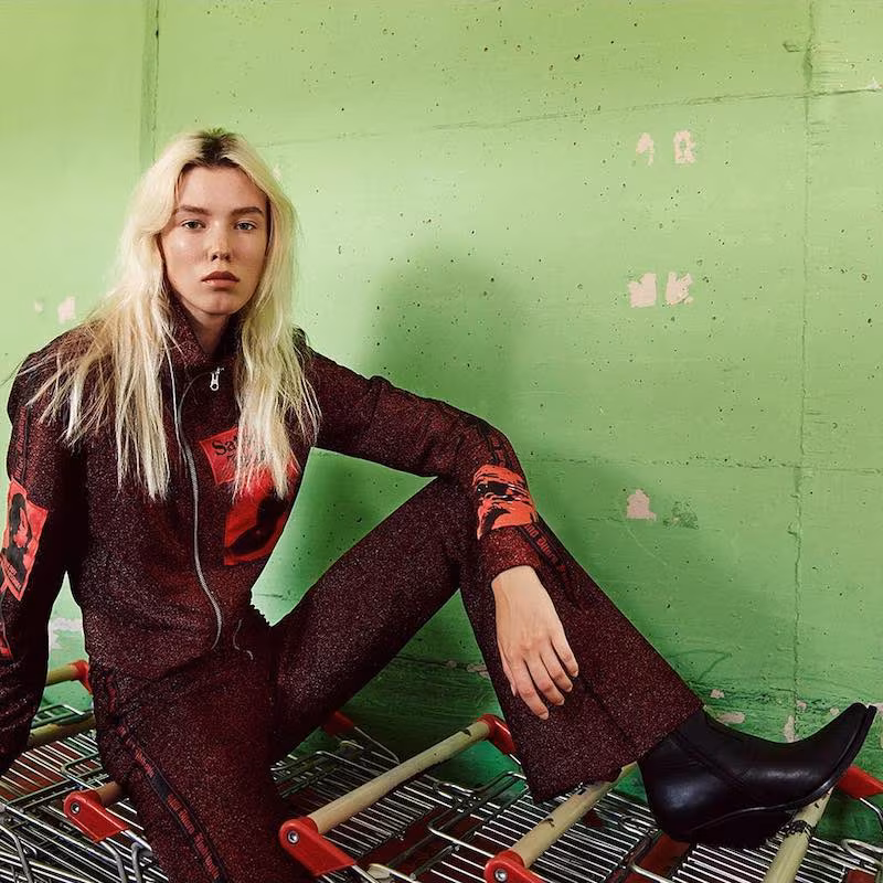 LVR Editions x Dilara Findikoglu Lurex Track Jacket