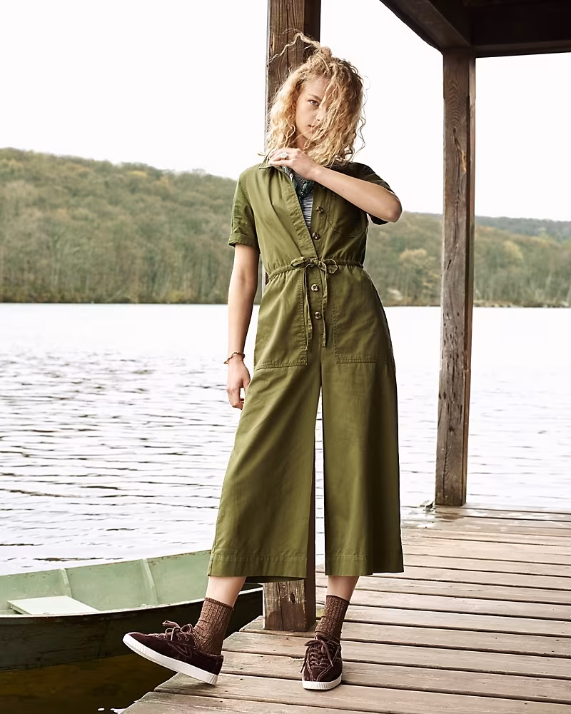 Madewell Wide-Leg Utility Jumpsuit