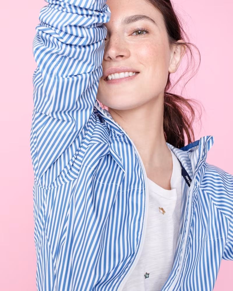 New Balance for J.Crew Windbreaker Jacket In Stripe