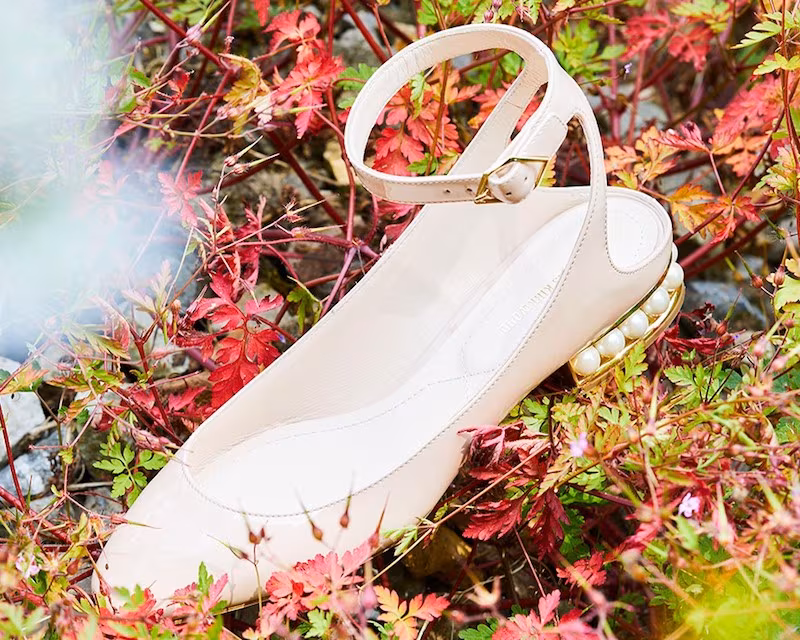 Nicholas Kirkwood Lola Patent Leather Ballerinas
