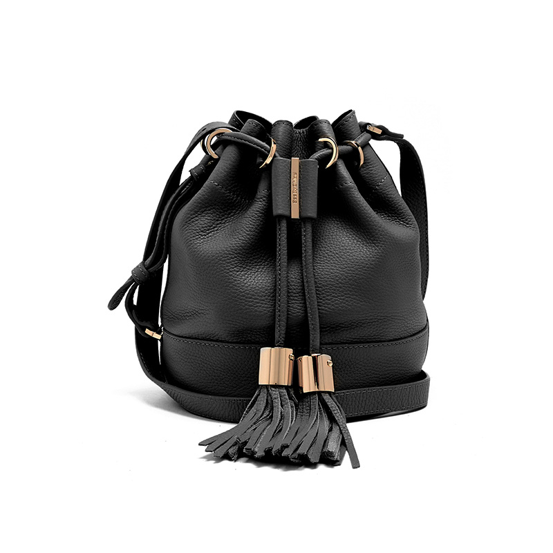 See by Chloé Vicki Medium Leather Cross-Body Bucket Bag