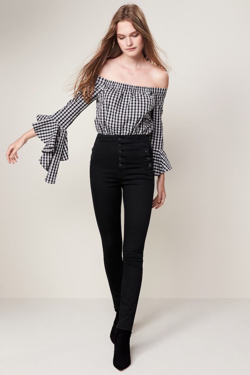 1.STATE Off the Shoulder Top