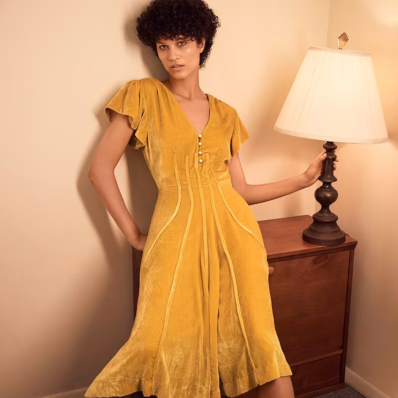 Altuzarra Camilla Velvet Dress