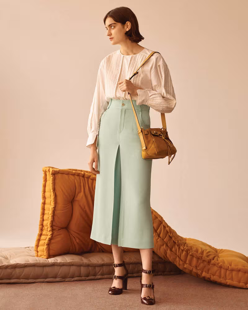 Chloé Embellished Cotton Blouse