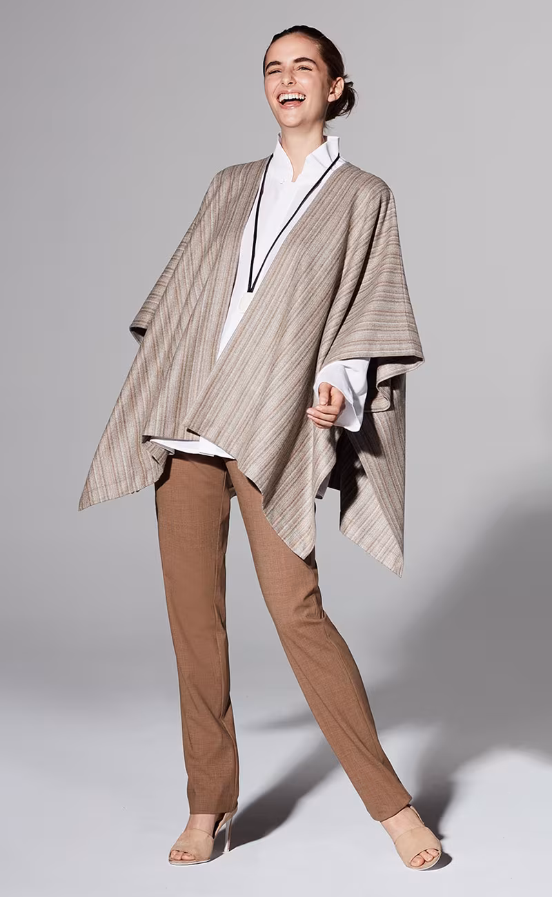 Eskandar Extra Wide Cashmere Tabard