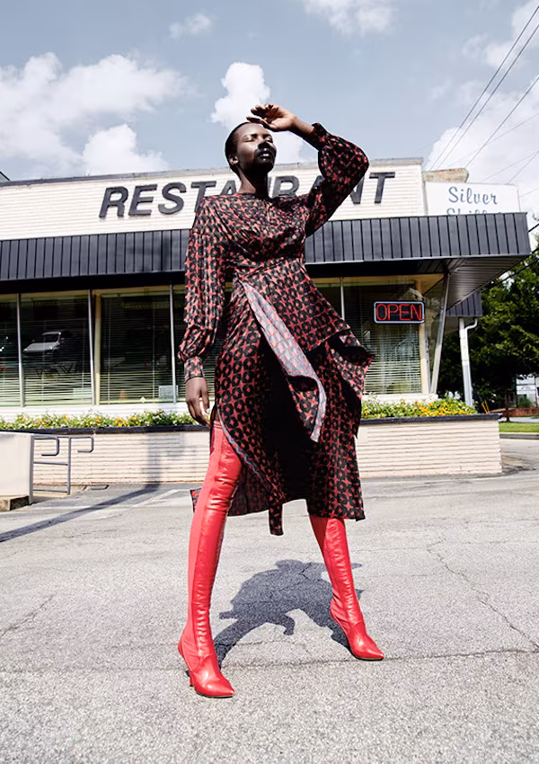 Fendi Printed Silk Dress