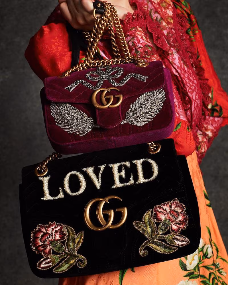 Gucci GG Marmont 2.0 Loved Medium Quilted Shoulder Bag