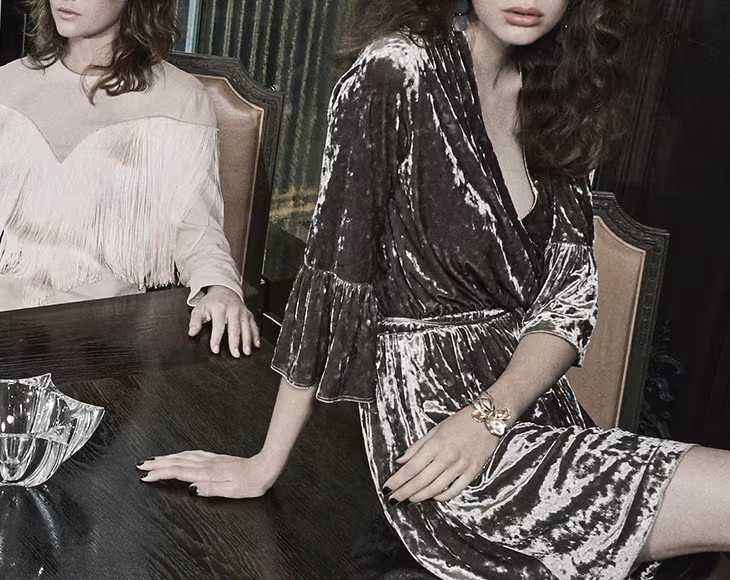 L'Agence Riley Wrap Dress
