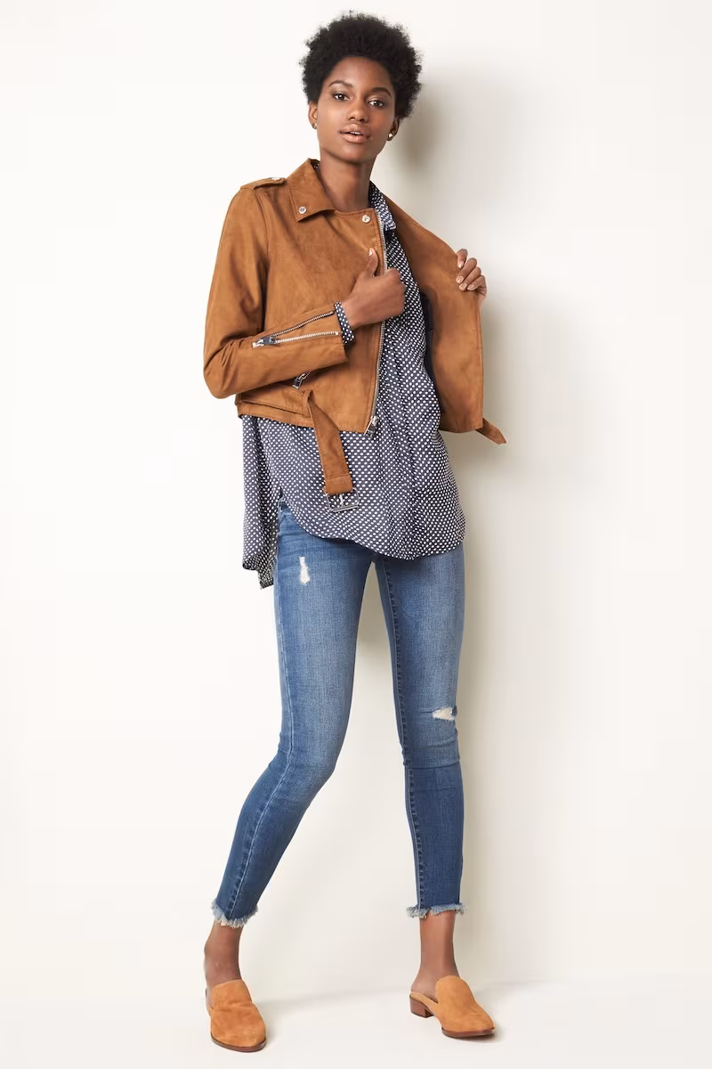 Levi‘s Faux Suede Moto Jacket