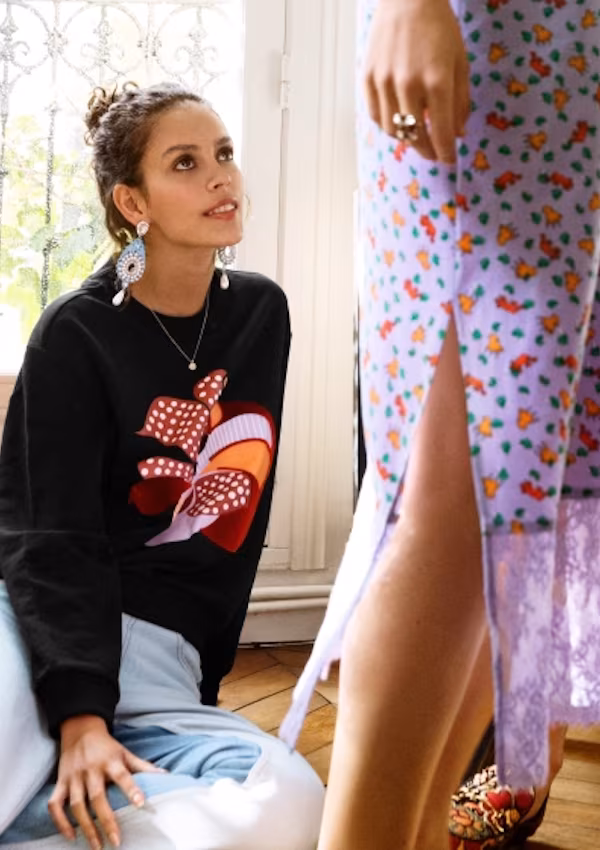 & Other Stories Embroidery Sweater