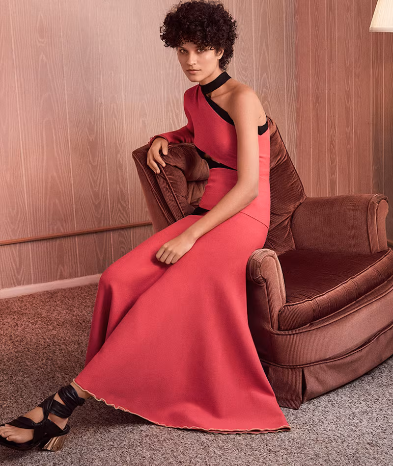 Proenza Schouler One Sleeve Knit Gown