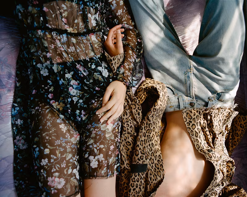 R13 Floral-Print Chiffon Minidress 1