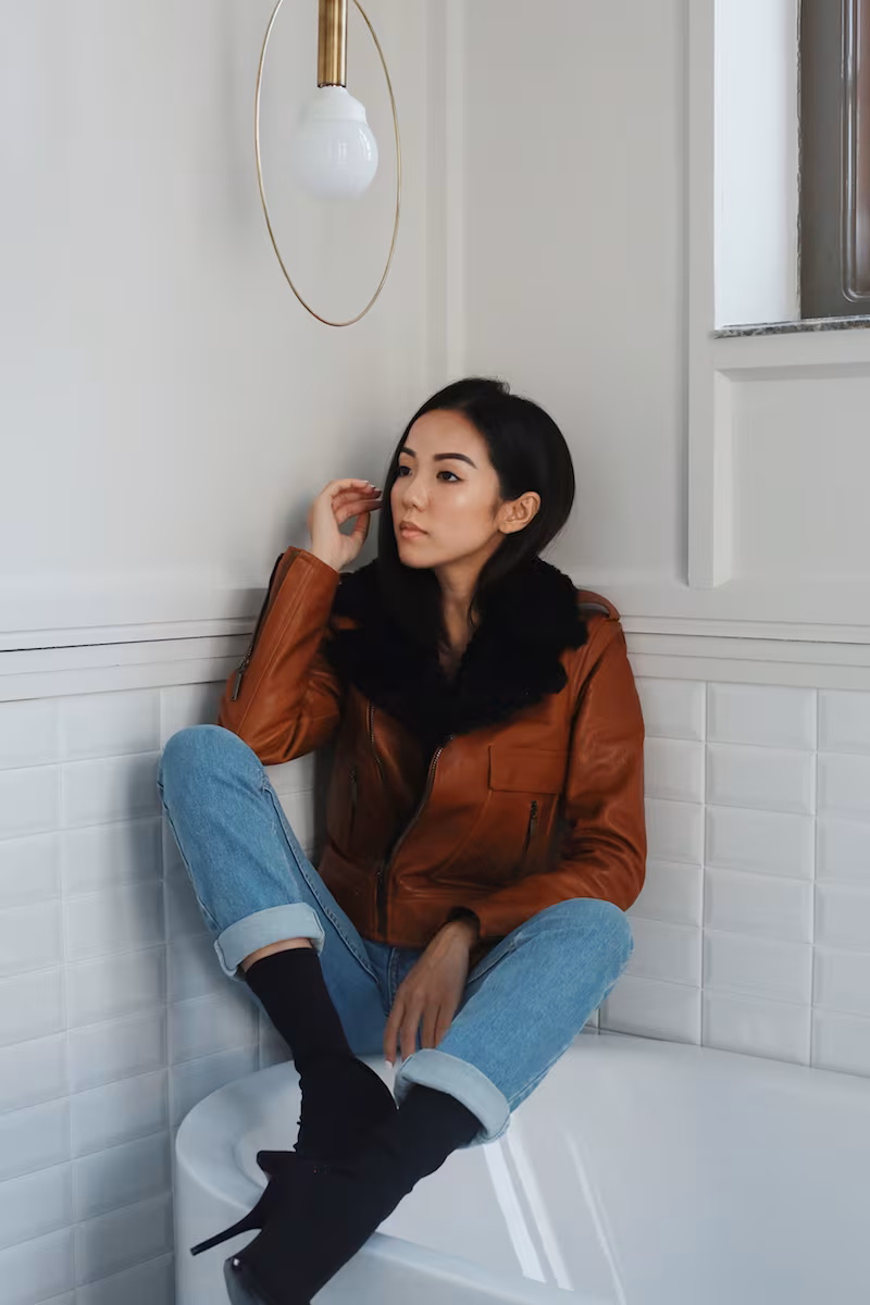 Re/Done Originals High-Rise Straight Skinny-Leg Jeans