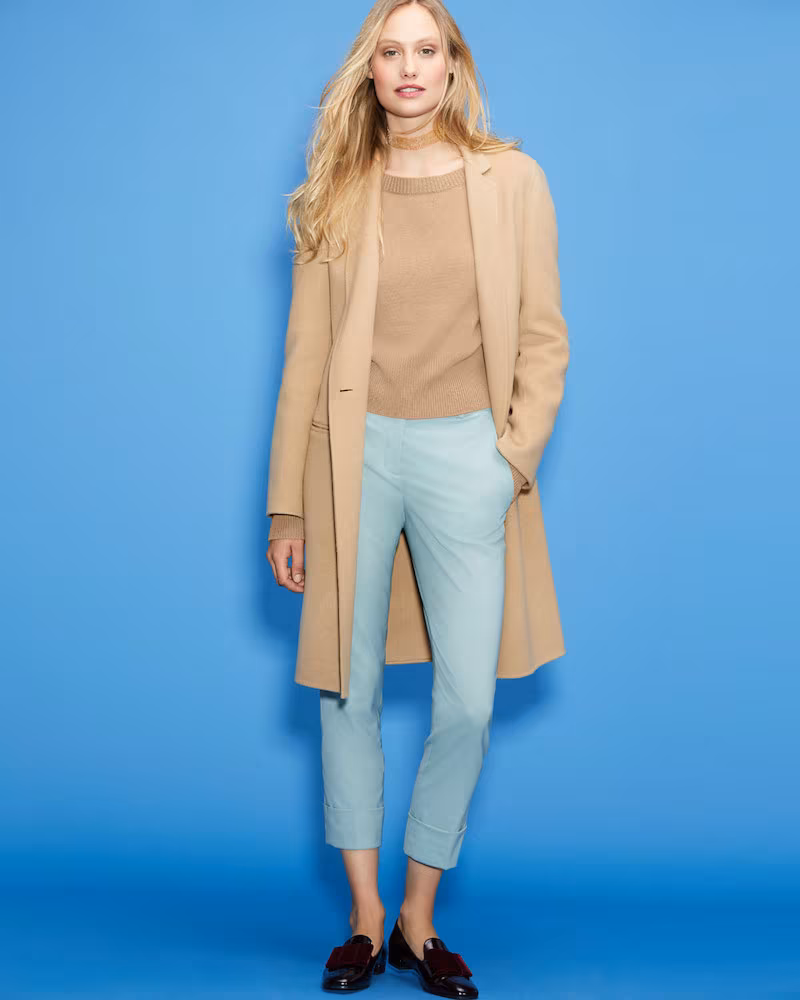 Theory Essential New Divide Single-Breasted Long Top Coat