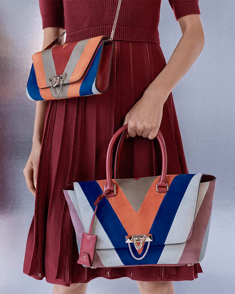 Valentino Garavani Demilune Chain Clutch