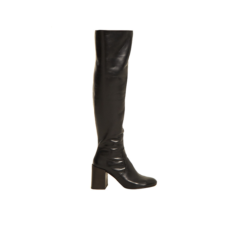 Acne Studios Sonny Leather Over-The-Knee Boots