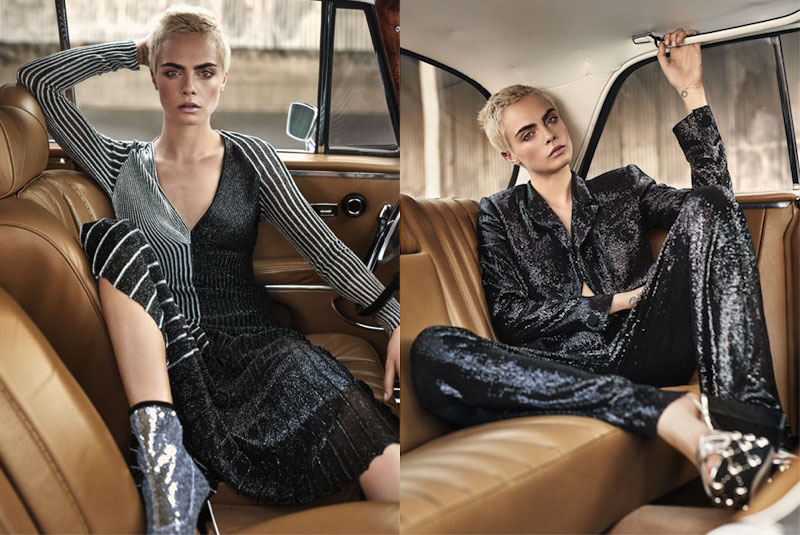 All That Glitters: Cara Delevingne for The EDIT